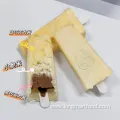 Popsicle-Shaped Filled Ice Cream Candy Biscuit and Chocolate